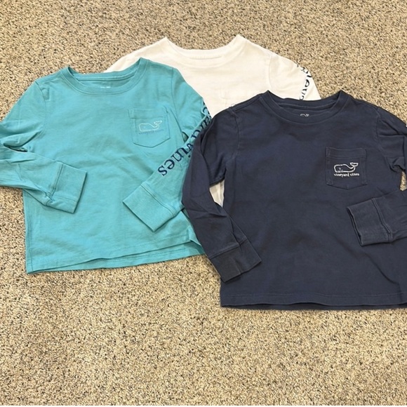 Set of 3 vineyard vines long sleeve T-shirt's - Picture 1 of 5